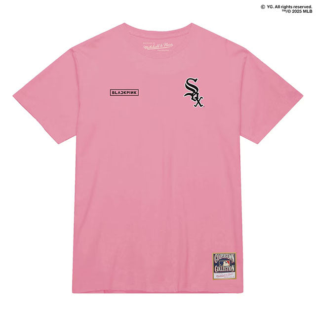 ミッチェル&ネス×ブラックピンク 海外取寄 シカゴ ホワイトソックス T-SHIRT PINK