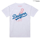 ミッチェル&ネス×ブラックピンク 海外取寄 ロサンゼルス ドジャース T-SHIRT WHITE