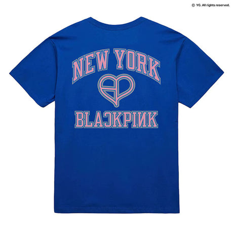 ミッチェル&ネス×ブラックピンク 海外取寄 ニューヨーク ニックス T-SHIRT ROYAL BLUE LIMITED EDITION