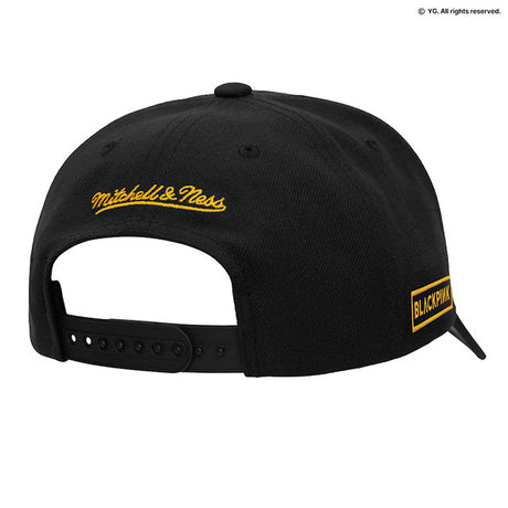 ミッチェル&ネス×ブラックピンク 海外取寄 ロサンゼルス レイカーズ PRO CROWN SNAPBACK CAP BLACK LIMITED EDITION
