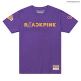 ミッチェル&ネス×ブラックピンク 海外取寄 ロサンゼルス レイカーズ T-SHIRT PURPLE LIMITED EDITION
