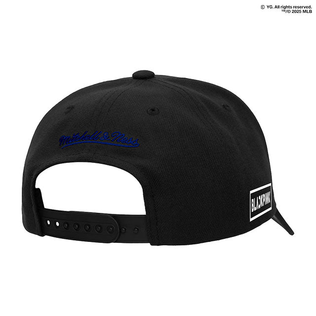 ミッチェル&ネス×ブラックピンク 海外取寄 ニューヨーク メッツ PRO CROWN SNAPBACK CAP BLACK LIMITED EDITION