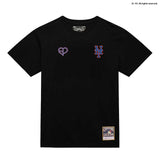 ミッチェル&ネス×ブラックピンク 海外取寄 ニューヨーク メッツ T-SHIRT BLACK LIMITED EDITION