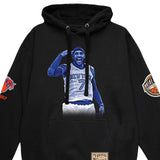 カーメロ アンソニーモデル 海外取寄 ミッチェルアンドネス フーディー ニューヨーク ニックス MALE ADULT BLACK NBA ULTIMATE PLAYER HOODIE