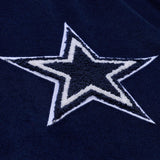 海外取寄 ミッチェル&ネス スタジアムジャケット ダラス カウボーイズ NFL TEAM TRADITIONS VARSITY FULL-SNAP JACKET NAVY-TAN