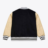 海外取寄 ミッチェル&ネス スタジアムジャケット ラスベガス レイダース NFL TEAM TRADITIONS VARSITY FULL-SNAP JACKET BLACK-TAN