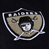 海外取寄 ミッチェル&ネス スタジアムジャケット ラスベガス レイダース NFL TEAM TRADITIONS VARSITY FULL-SNAP JACKET BLACK-TAN