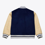 海外取寄 ミッチェル&ネス スタジアムジャケット ニューヨーク ヤンキース MLB TEAM TRADITIONS VARSITY FULL-SNAP JACKET NAVY-TAN
