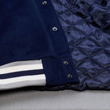 海外取寄 ミッチェル&ネス スタジアムジャケット ニューヨーク ヤンキース MLB TEAM TRADITIONS VARSITY FULL-SNAP JACKET NAVY-TAN