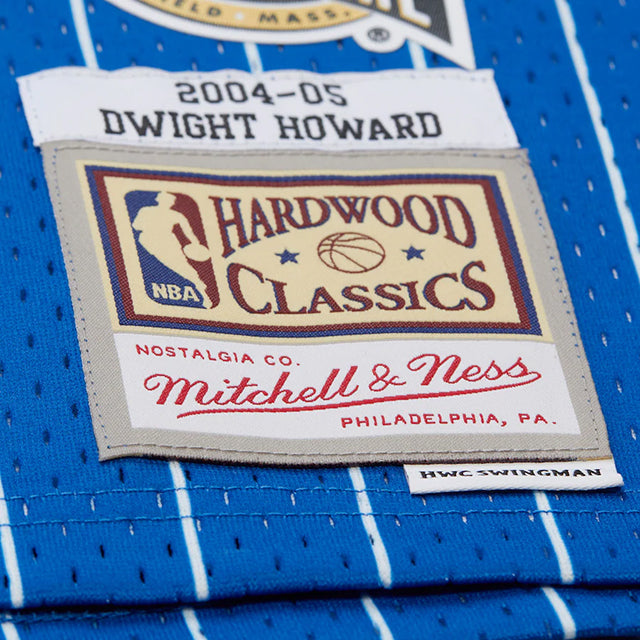 ドワイト ハワードモデル ミッチェルアンドネス ユニフォームジャージー オーランド マジック 2004-05 HARDWOOD CLASSIC HALL OF FAME SWINGMAN JERSEY BLUE