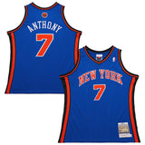カーメロ アンソニーモデル ミッチェルアンドネス ユニフォームジャージー ニューヨーク ニックス 2010-11 HARDWOOD CLASSIC AUTHENTIC JERSEY BLUE