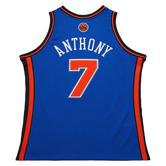 カーメロ アンソニーモデル ミッチェルアンドネス ユニフォームジャージー ニューヨーク ニックス 2010-11 HARDWOOD CLASSIC AUTHENTIC JERSEY BLUE