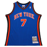 カーメロ アンソニーモデル ミッチェルアンドネス ユニフォームジャージー ニューヨーク ニックス 2010-11 HARDWOOD CLASSIC AUTHENTIC JERSEY BLUE
