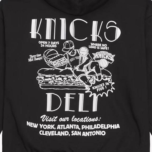 海外取寄 ミッチェル＆ネス フーディー ニューヨーク ニックス DELI HOODIE BLACK