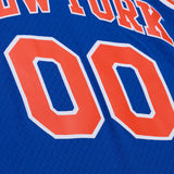 MF DOOMコラボ 海外取寄 ミッチェルアンドネス ユニフォームジャージー ニューヨーク ニックス A NEW YORK STORY FASHION JERSEY ROYAL BLUE