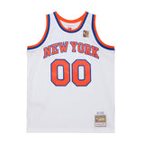MF DOOMコラボ 海外取寄 ミッチェルアンドネス ユニフォームジャージー ニューヨーク ニックス A NEW YORK STORY FASHION JERSEY WHITE