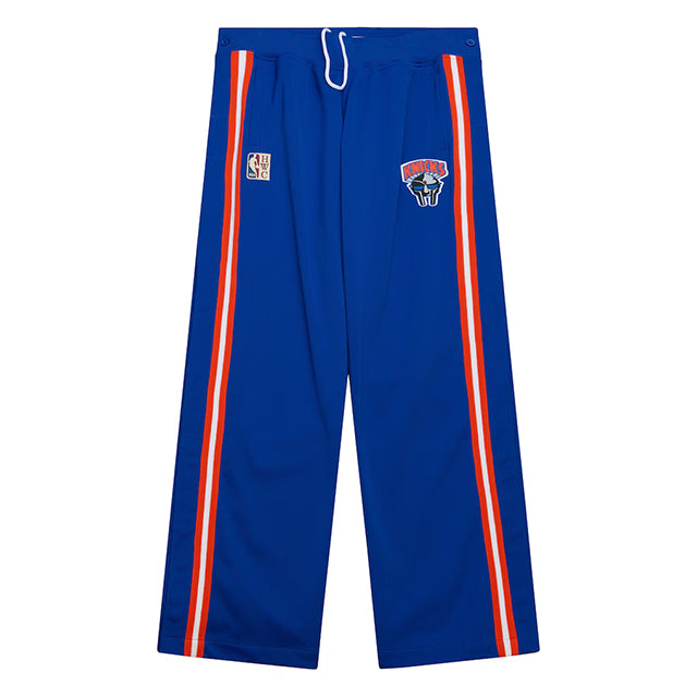 MF DOOMコラボ 海外取寄 ミッチェルアンドネス ショーツ ニューヨーク ニックス A NEW YORK STORY TEAR AWAY PANTS ROYAL BLUE