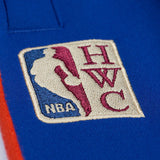 MF DOOMコラボ 海外取寄 ミッチェルアンドネス ショーツ ニューヨーク ニックス A NEW YORK STORY TEAR AWAY PANTS ROYAL BLUE