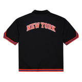 MF DOOMコラボ 海外取寄 ミッチェルアンドネス シューティングシャツ ニューヨーク ニックス A NEW YORK STORY FULL-SNAP SHOOTING SHIRT BLACK