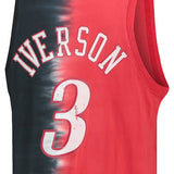 アレン アイバーソンモデル 海外取寄 ミッチェル&ネス タンクトップ HARDWOOD CLASSICS TIE-DYE NAME&NUMBER TANK TOP RED-BLACK