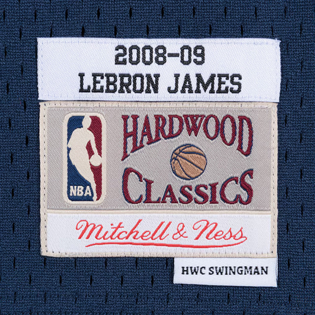 レブロン ジェームズモデル ミッチェルアンドネス ユニフォームジャージー クリーブランド キャバリアーズ 2008-09 HARDWOOD CLASSIC SWINGMAN JERSEY NAVY
