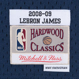 レブロン ジェームズモデル ミッチェルアンドネス ユニフォームジャージー クリーブランド キャバリアーズ 2008-09 HARDWOOD CLASSIC SWINGMAN JERSEY NAVY