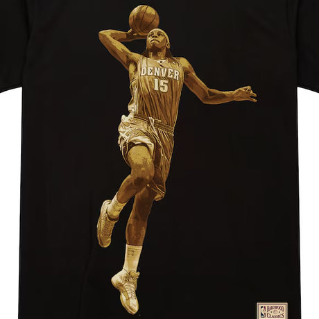 カーメロ アンソニーモデル 海外取寄 ミッチェルアンドネス Tシャツ デンバー ナゲッツ MALE ADULT BLACK NBA ULTIMATE PLAYER GOLD T-SHIRT