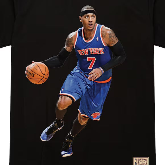 カーメロ アンソニーモデル 海外取寄 ミッチェルアンドネス Tシャツ ニューヨーク ニックス MALE ADULT BLACK NBA ULTIMATE NUMBER T-SHIRT