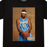 カーメロ アンソニーモデル 海外取寄 ミッチェルアンドネス Tシャツ デンバー ナゲッツ ROOKIE PHOTO NAME&NUMBER T-SHIRT BLACK