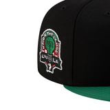 海外取寄 UNIONコラボ ニューエラ キャップ 59FIFTY ロサンゼルス ドジャース MLB COLLABO FITTED CAP BLACK GREEN