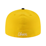 海外取寄 UNIONコラボ ニューエラ キャップ 59FIFTY ロサンゼルス ドジャース MLB COLLABO FITTED CAP YELLOW BLACK