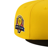 海外取寄 UNIONコラボ ニューエラ キャップ 59FIFTY ロサンゼルス ドジャース MLB COLLABO FITTED CAP YELLOW BLACK