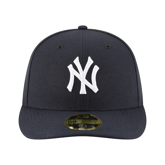 CC サバシアモデル HALL OF FAME コレクション ニューエラ キャップ LP 59FIFTY ニューヨーク ヤンキース 2025 NATIONAL BASEBALL HALL OF FAME LOW CROWN FITTED CAP NAVY