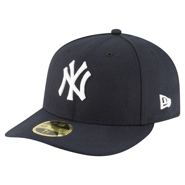 CC サバシアモデル HALL OF FAME コレクション ニューエラ キャップ LP 59FIFTY ニューヨーク ヤンキース 2025 NATIONAL BASEBALL HALL OF FAME LOW CROWN FITTED CAP NAVY