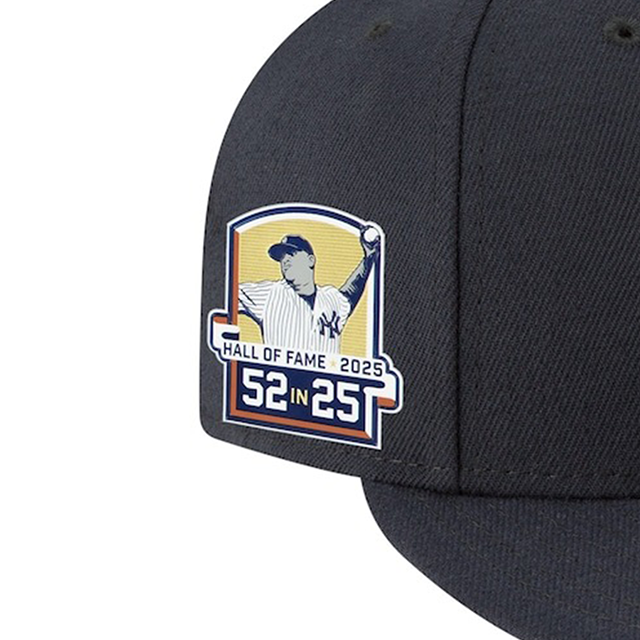 CC サバシアモデル HALL OF FAME コレクション ニューエラ キャップ LP 59FIFTY ニューヨーク ヤンキース 2025 NATIONAL BASEBALL HALL OF FAME LOW CROWN FITTED CAP NAVY