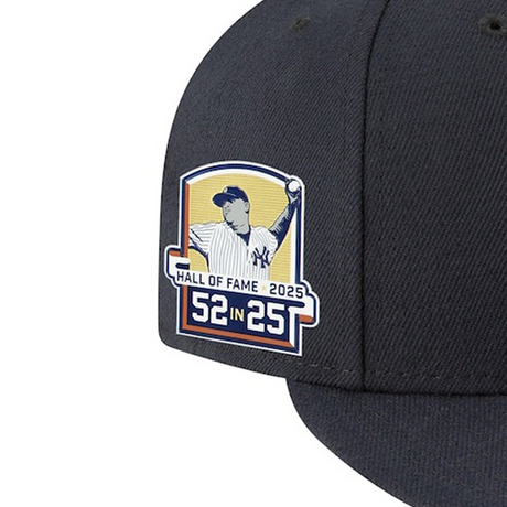 CC サバシアモデル HALL OF FAME コレクション ニューエラ キャップ LP 59FIFTY ニューヨーク ヤンキース 2025 NATIONAL BASEBALL HALL OF FAME LOW CROWN FITTED CAP NAVY