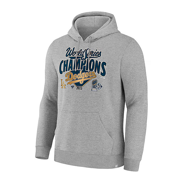 2025 ワールドシリーズチャンピオン ロッカールームモデル 海外取寄 プルオーバーフーディー ロサンゼルス ドジャース MLB 2025 WORLD SERIES CHAMPIONS LOCKER ROOM HOODIE STEEL