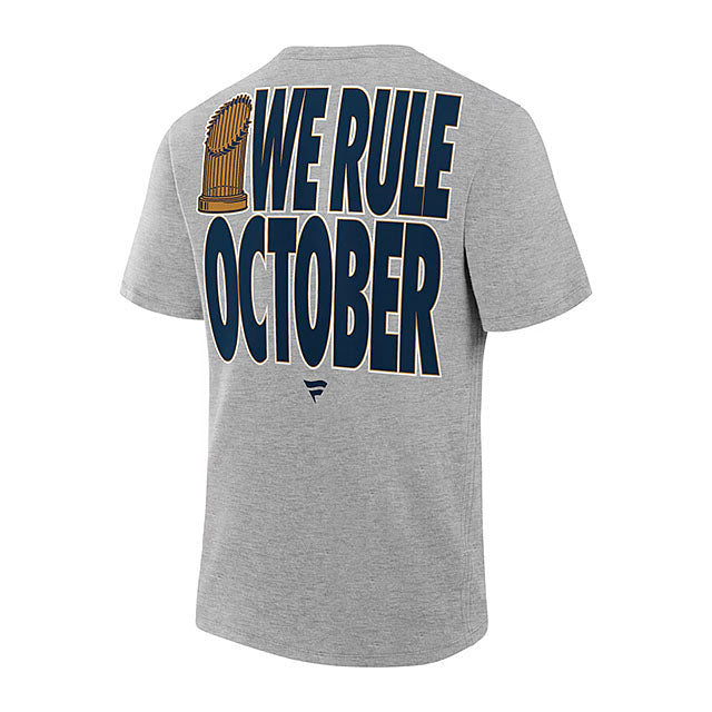 2025 ワールドシリーズチャンピオン ロッカールームモデル 海外取寄 Tシャツ ロサンゼルス ドジャース 2025 WORLD SERIES CHAMPIONS LOCKER ROOM AUTHENTIC T-SHIRT STEEL