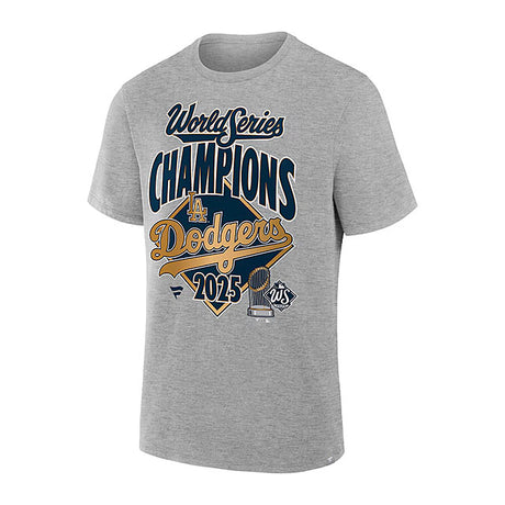 2025 ワールドシリーズチャンピオン ロッカールームモデル 海外取寄 Tシャツ ロサンゼルス ドジャース 2025 WORLD SERIES CHAMPIONS LOCKER ROOM REPLICA T-SHIRT GREY