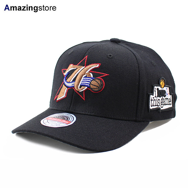 ミッチェル＆ネス スナップバック フィラデルフィア 76ERS NBA HWC I LOVE THIS GAME EDITION SNAPBACK BLACK