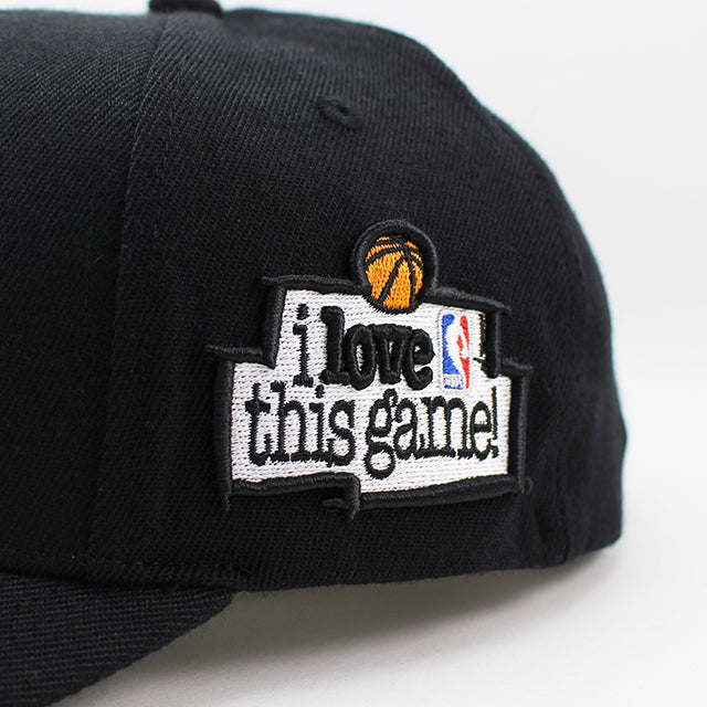 ミッチェル＆ネス スナップバック フィラデルフィア 76ERS NBA HWC I LOVE THIS GAME EDITION SNAPBACK BLACK