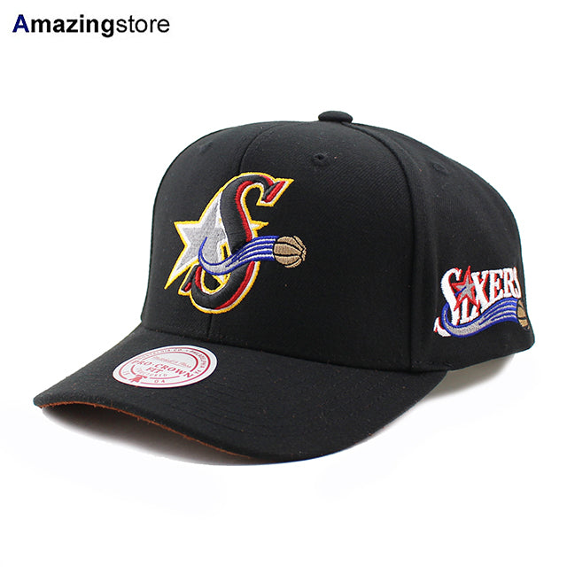 ミッチェル＆ネス スナップバック フィラデルフィア 76ERS NBA HWC GRAIL PRO SNAPBACK BLACK