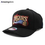 ミッチェル＆ネス スナップバック フィラデルフィア 76ERS NBA HWC LOGO RED LINE SNAPBACK BLACK