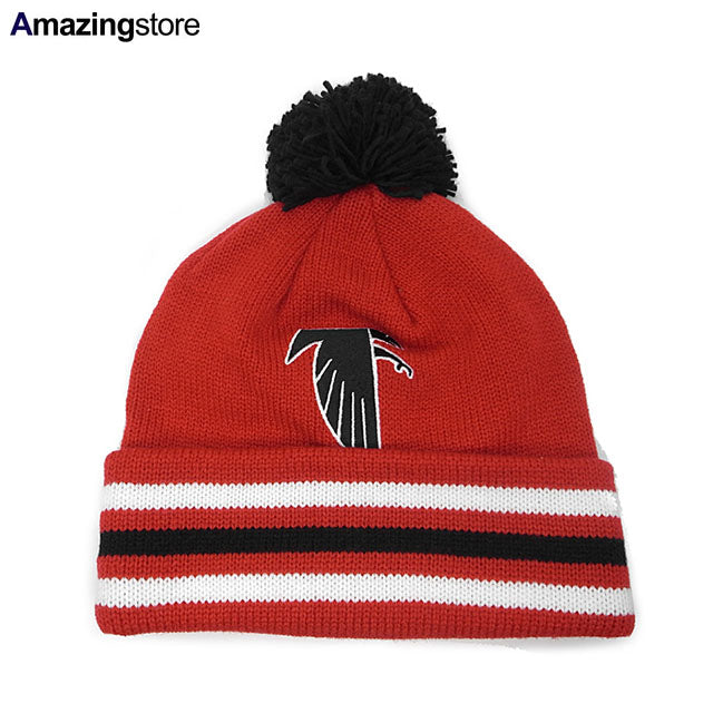 ミッチェル＆ネス アトランタ ファルコンズ ニット帽 ビーニー ATLANTA FALCONS XL-LOGO BEANIE RED