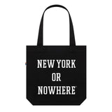 海外取寄 NEW YORK OR NOWHEREコラボ トートバッグ ニューヨーク ニックス NYON CLASSIC NYK TOTE BAG BLACK