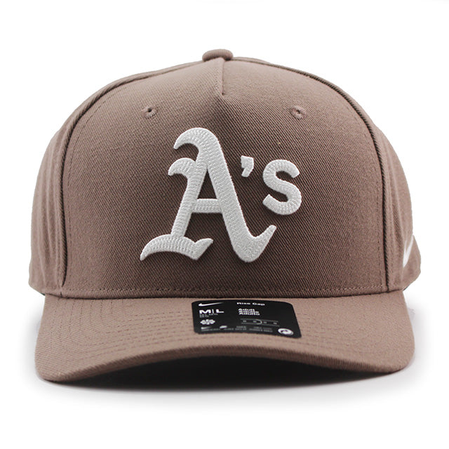 ナイキ キャップ オークランド アスレチックス MLB SNAPBACK CAP BROWN