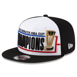 ニューエラ キャップ 9FIFTY ニューヨーク ニックス 2025 NBA CUP CHAMPIONS LOCKER ROOM SNAPBACK CAP WHITE-BLACK