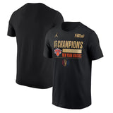 海外取寄 ジョーダンブランド Tシャツ ニューヨーク ニックス 2025 NBA CUP CHAMPIONS LOCKER ROOM T-SHIRT BLACK