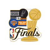 NBAファイナルモデル 海外取寄 サンアントニオ スパーズ vs ニューヨーク ニックス 記念ピンズ