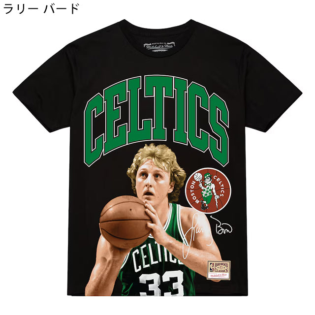海外取寄 ミッチェルネス NBA Tシャツ HARDWOOD CLASSIC PLAYER ARCH T-SHIRT BLACK